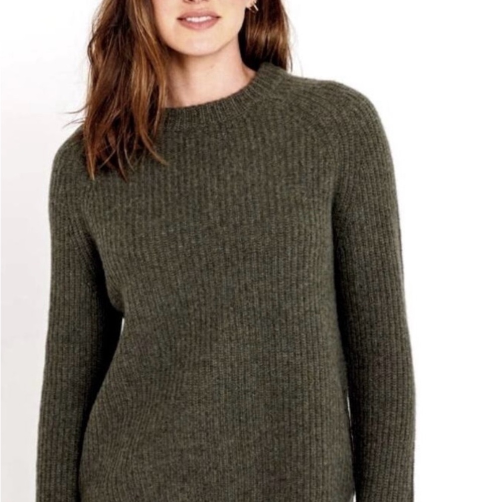Jenni Kayne Cashmere Fisherman’s Sweater in Olive